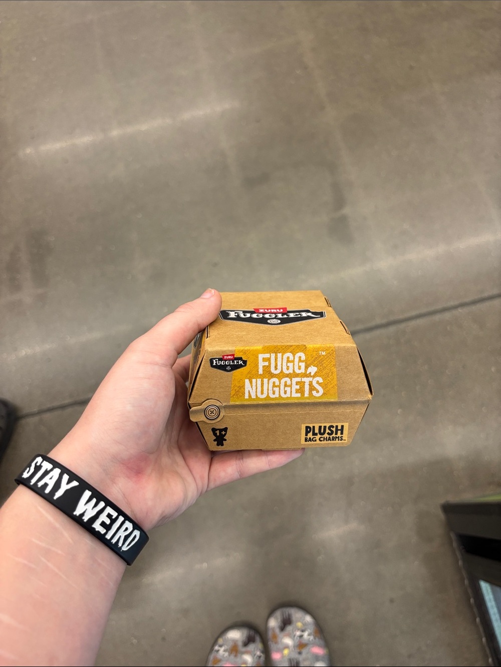 UNOPENED GOLD FUGGLER  Fugg Nuggets Plush Bag Charms  - RARE 1 in 24
